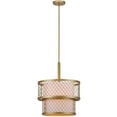 thumbnail image 4 of SAFAVIEH Evie Mesh Adjustable Pendant Light, Antique Gold, 4 of 6