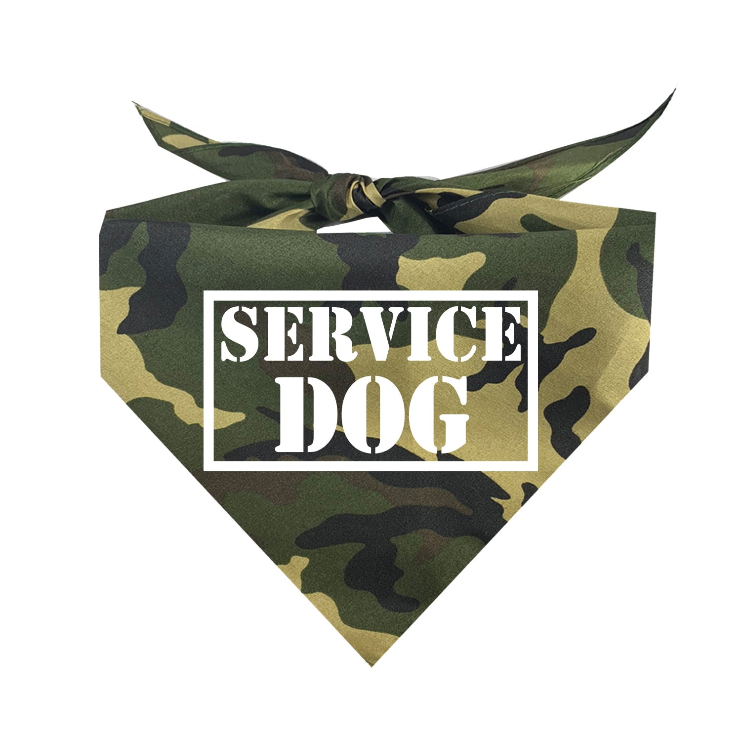Service Dog Triangle Dog Bandana