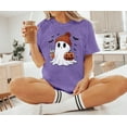 thumbnail image 3 of VILOVE Halloween Shirts for Women Cute Ghost Fall Pumpkin T-Shirt Coffee Lover Graphic Tees Casual Short Sleeve Tops, 3 of 6