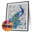 thumbnail image 3 of Cuadros Decorativos Pintura de diamante 5D DIY taladro parcial con forma especial pavo Ehuebsd real decoración del hogar, 3 of 8
