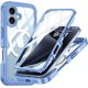 thumbnail image 1 of Funda para iPhone 16, carcasa protectora completa, resistente, transparente, híbrida, magnética, de TPE PC con pantalla integrada, a prueba de golpes, para iPhone 16 (6.1 pulgadas, 2024), 1 of 8