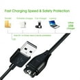 thumbnail image 2 of Replacement Data Sync Charging Cable Fast Charger for Garmin fenix 6S 6 6x Pro 3.3ft 100cm Compatible Fenix 5 5S 5X Plus Etc Tight Connection Design, 2 of 8