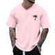 thumbnail image 2 of Blusas y camisas de manga corta con cuello en V para hombre, camisetas deportivas de manga corta con cuello en V, camisetas deportivas de trabajo, camisetas de verano para hombre, blusas de manga cort, 2 of 4