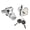 1PCS, variant on 1Pc Showcase Sliding Glass Door Lock Set W / Key For Display Cabinet Terrarium