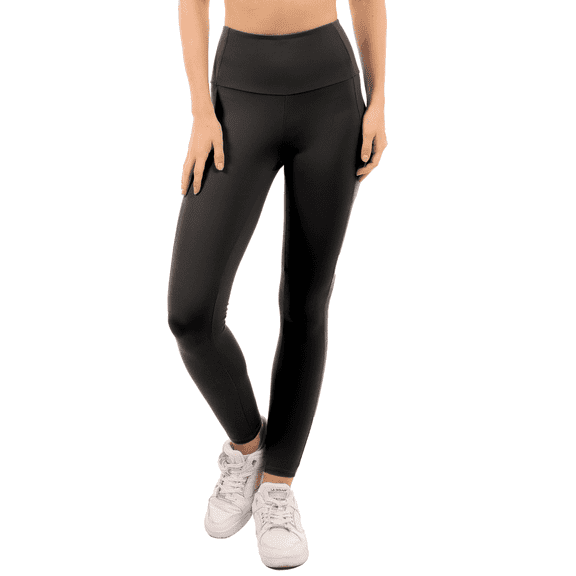 Yoga Leggings with Pockets High Waist Tummy Control Super Soft Stretchy Workout Yoga Pants 25" Black 1X