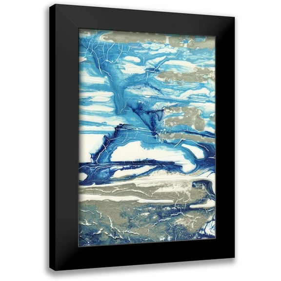 Lam, Vanna 11x14 Black Modern Framed Museum Art Print Titled - Glacial Stream II
