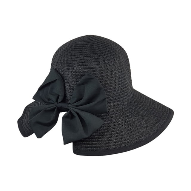 Sombrero para Mujer The Baby Shop Plegable, perfecto para playa Negro