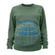 thumbnail image 4 of RKSTN Women's Maternity Sweatshirts Plus Size Crewneck Pregnancy Graphic Print Pullover Hoodless Sweatshirts Top Womens Casual Oversized Round Neck Loose Comfy Funny Printed Long Sleeve T Shirts, 4 of 7