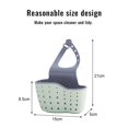thumbnail image 4 of EIMELI Household Kitchen Bathroom Multi-scene Adjustable Snap-in Sink Drain Hanging Bag Storage Rack Drain Hanging Basket, 4 of 7