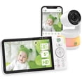 thumbnail image 1 of LeapFrog LF925HD Monitor de bebé con cámara y audio, monitor de bebé de acceso remoto WiFi de 1080p, cámara panorámica e inclinable de 360°, zoom 8X, visualización HD de 5 pulgadas 720p, luz nocturna, 1 of 5
