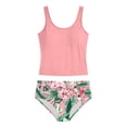 thumbnail image 5 of JAJAHO Girls Tankini Swimsuits Two Piece Swimwear Hallow Out Backless Swim Tank Tops And High Waisted Briefs Bottom Set For Kids 7-16Y Cute Beachwear, 5 of 5