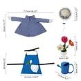thumbnail image 3 of Gardener Theme Porch Gooses Decoration Costumes Set Outdoor Garden Gooses Dress Up Outfit For Porch Decoration, 3 of 6