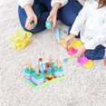 thumbnail image 4 of Bloques de madera para niños, juguetes de juguete con forma de color, coordinación de apilamiento para educación temprana, juguete fidget | bloques Afortunado Sencillez, 4 of 5