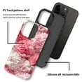 thumbnail image 4 of FKBRCL4U Compatible with iPhone 13 Pro Case, Beautiful Pink White Carnations Pattern for Girl Full Body Design Soft Silicone Drop Shock Scratch Protection for iPhone 13 Pro, 4 of 7