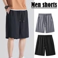 thumbnail image 6 of Loose Fit Men's Summer Shorts Fashionable Five Point Stretch Shortsღ, 6 of 8
