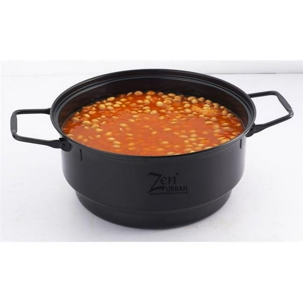 ZenUrban 870022 Sauce Barbecue Antiadhésive et Pot de Haricots- 6-Quart