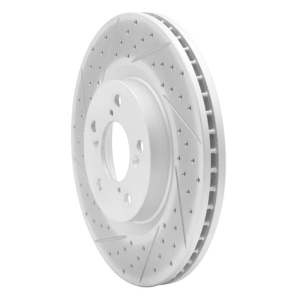 Dynamic Friction Company 830-59056L DFC Geoperformance Rotor - Drilled and Slotted