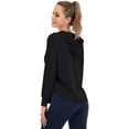 thumbnail image 6 of Women's Jacket Lightweight Full Zip Hoodie with Pockets Sports Outdoor UPF 50+, 6 of 6
