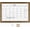 Rustic Brwon, variant on Dry Erase Monthly Calendar Board, Magnetic Whiteboard for Wall, Office/School/Home, Solid Wood Pink Frame Hanging Board 13"x 17"(YL-Pink-3343-B)