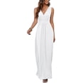 thumbnail image 2 of Vestido largo suelto sin mangas de verano para mujer Vestido largo casual con bolsillos Fokelyi FSHY034-497, 2 of 5