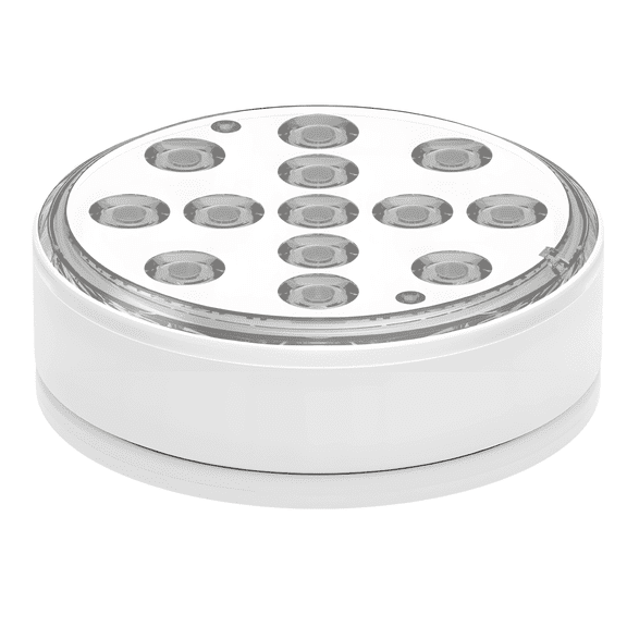 Rechargeable Submersible LED Lights, Underwater Light with Strong Attachment Force RF Remote, 16 Colors, Dimmable, IP68 Waterproof, TYPE-C, LED Pool Light for Above Ground Pools, Hot Tubs