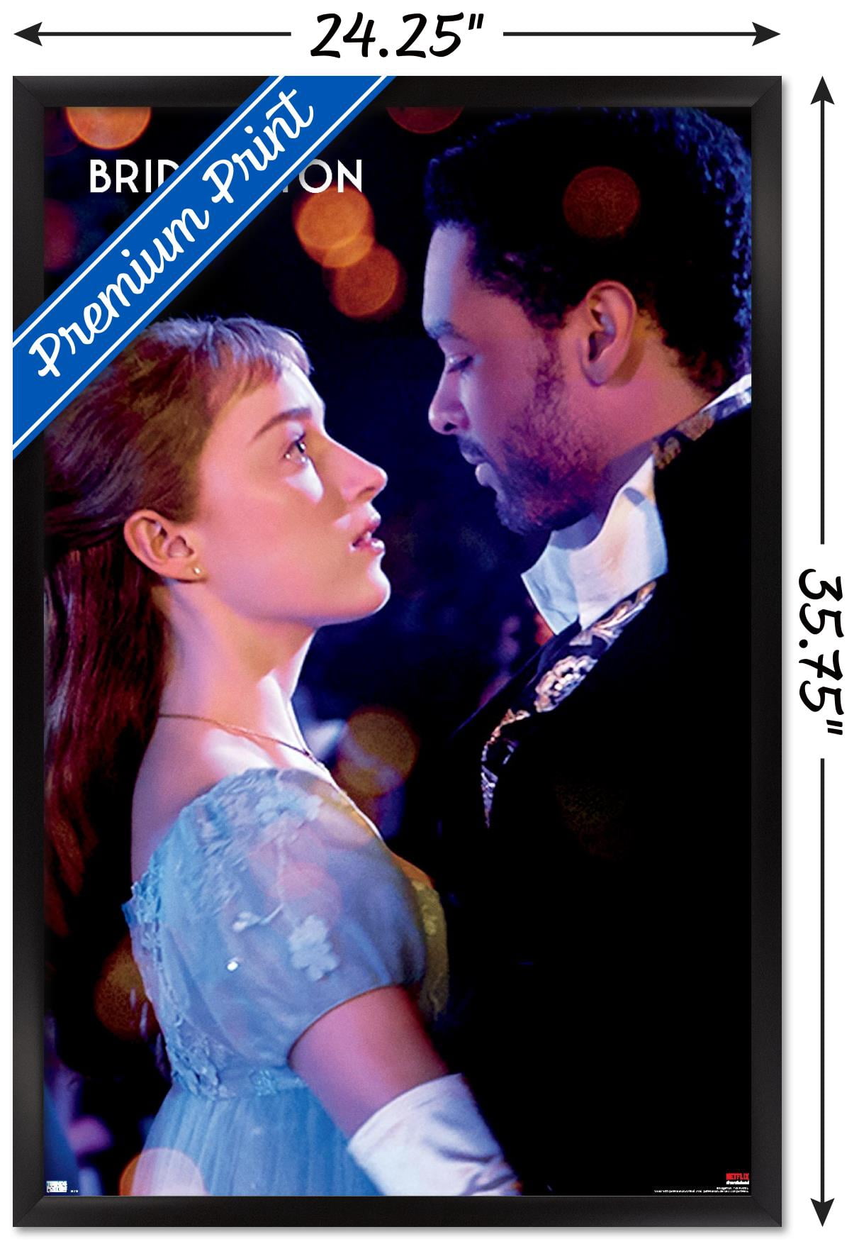Netflix Bridgerton - Dance Wall Poster, 22.375" x 34", Framed