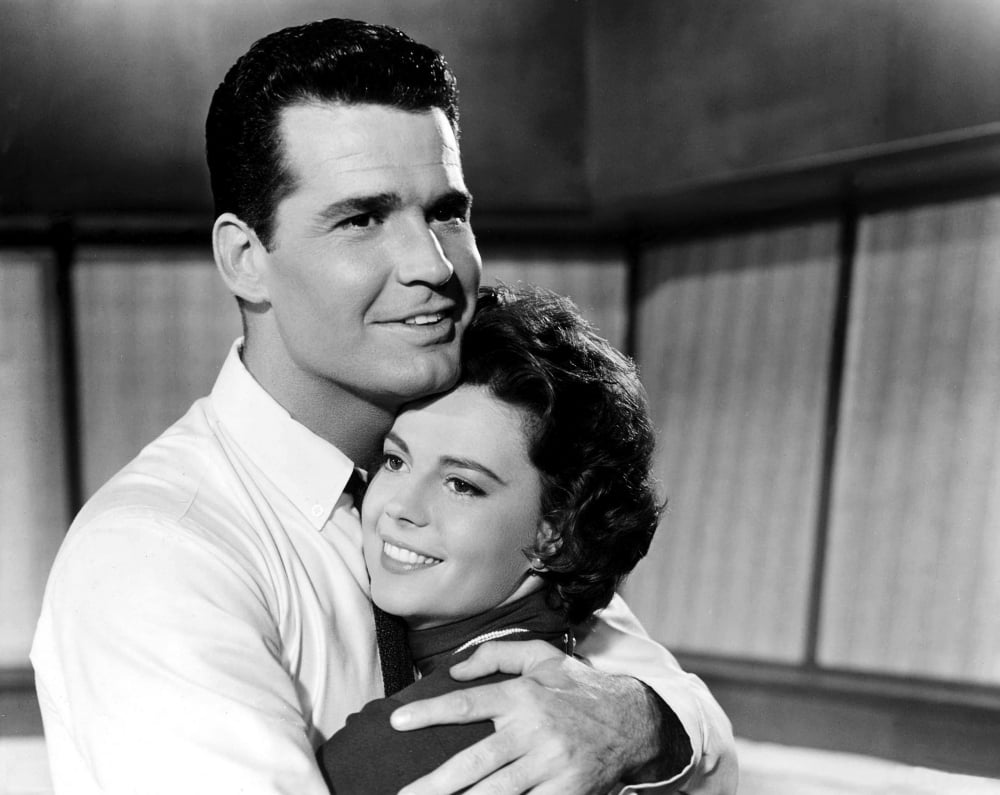 Film still of James Garner and Natalie Wood in Cash McCall Photo Print