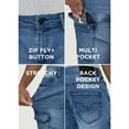 thumbnail image 6 of X RAY JEANS Men's Denim Cargo Shorts 12 Inches Inseam, Medium Blue, 34, 6 of 7