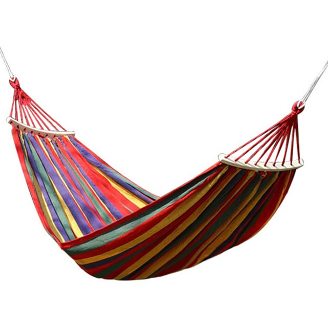 Hamac en Toile Portable Durable Anti-Renversement Chaise Suspendue