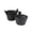 c, variant on Flexible Plastic Tub with Handles Multipurpose Round Storage Container Large Capacity Utility Basket for Indoor Outdoor Use