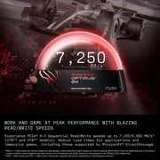 SANDISK Optimus GX 7100 1TB NVMe Internal Gaming SSD Solid State Drive - Gen4 PCIe, M.2 2280, Up to 7,250 MB/s