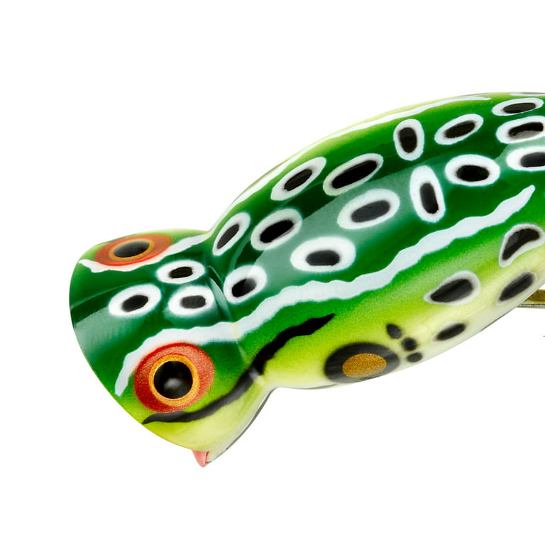 Arbogast Hula Popper 3/8 oz | Leopard Frog