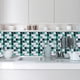 thumbnail image 4 of Paquete de 10 pegatinas 3D de cristal para azulejos, autoadhesivas para cocina y baño, 10 cm x 10 cm, resistentes al agua y al calor, ideales para decorar el hogar (1 metro cuadrado), 4 of 7