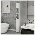 thumbnail image 3 of Tall Slim Bathroom Storage Cabinet, 71" Freestanding Bathroom Cabinet with 1 Drawer, 2 Doors and 4 Adjustable Shelves-White, 3 of 9
