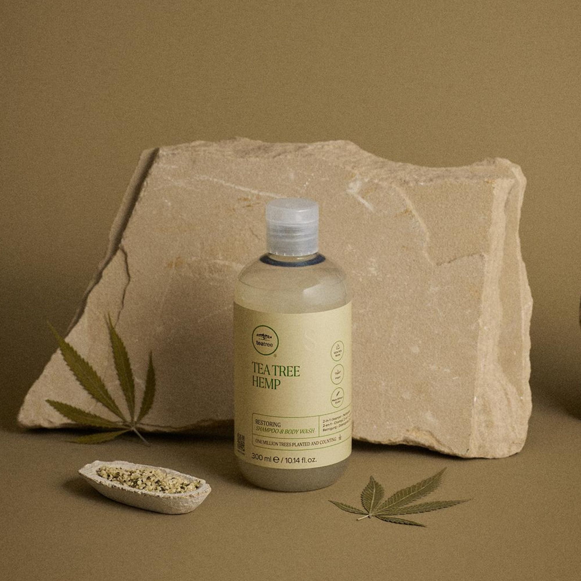 Tea Tree Hemp Restoring Shampoo And Body Wash, 33.8 oz.