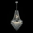 thumbnail image 6 of Chrome Crystal Chandeliers 11 Lights Modern Chandelier for High Ceilings Large Chandeliers Light Fixture Foyer Staircase Hallway Entryway Living Room Hall Lobby 4.2" H x 19.7" D, 6 of 10