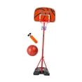 thumbnail image 4 of Regalos de cumpleaños para el aro de baloncesto para niños con pelotas para el entrenamiento en el patio trasero afuera 165 cm, 4 of 8
