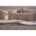 thumbnail image 3 of Siscovers F Scott Fitzgerald Garden Party Bronze Luxury Duvet Cover and Insert Set Bronze with Gold Metallic Threads Queen 6 Piece, 3 of 5