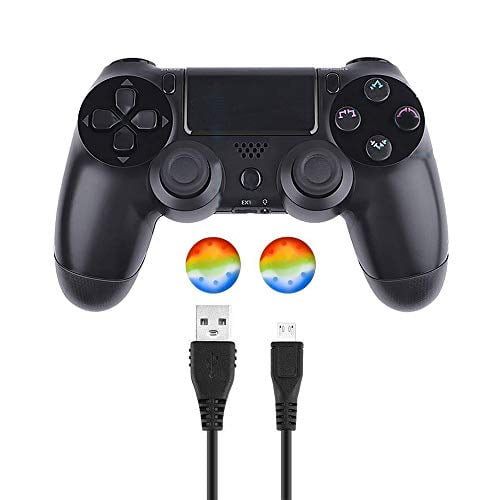 Plusal PS4 Controller, PS4 Remote Control DualShock 4 Gamepad for PlayStation 4 with 7.2foot USB