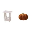 thumbnail image 1 of Juego Decorativo De Mesilla De Noche Portátil Y Almohada De Calabaza De Peluche Para Hoteles, Cafeterías, Salones, Balcones, Dormitorios, Pasillos, Salas De Estar Y Sofás., 1 of 8