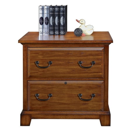 Insulated Media File - Winners Only Zahara 32 in. 2-Drawer Lateral File - Medium Oak