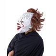 thumbnail image 4 of Máscara de payaso de Halloween de Joker, espeluznante y loco, sonrisa siniestra, pelo rojo, película asesina de látex, accesorios de Cosplay, cabeza completa de látex para adultos, 4 of 5