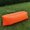 Orange, variant on 440.92LB Load-Bearing Inflatable Sofa, Pillow Style Foldable Air Cushion Bed, Portable with Storage Bag, Fast Inflation Lazy Lounge Chair for Outdoor Rest