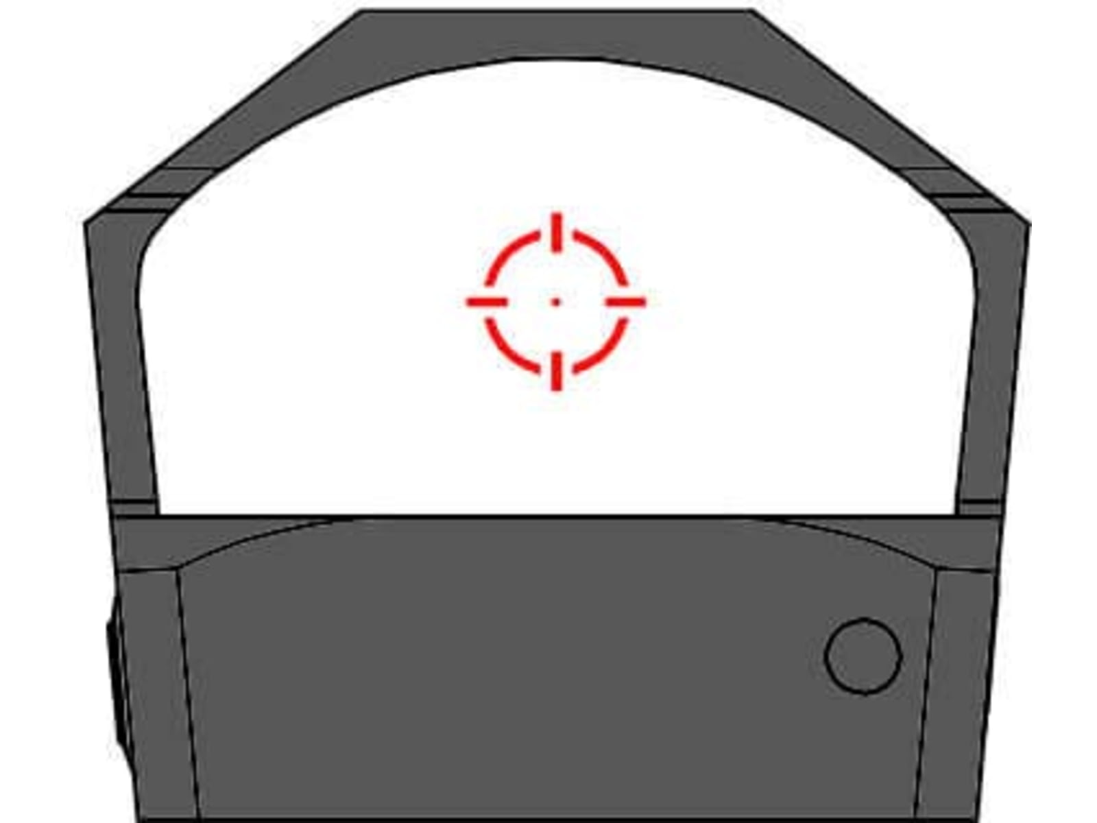 Gideon Optics Alphaa Reflex Sights, 3 MOA Red Dot Reticle, Black