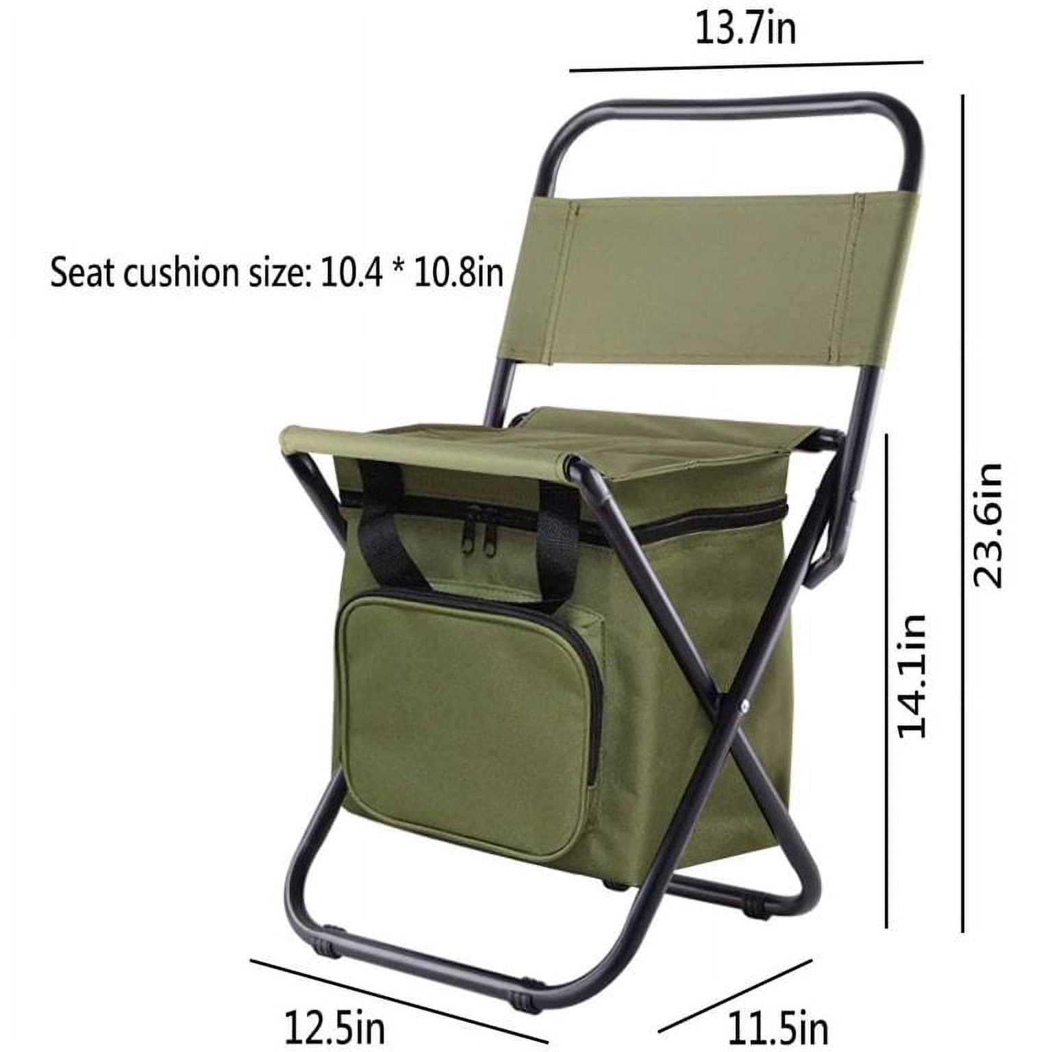 Fishing Chair Folding Chair Portable Effective Stainless Steel Strong Load-bearing Camping