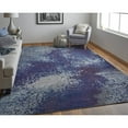 thumbnail image 5 of 8' X 10' Blue Purple And Ivory Abstract Power Loom Stain Resistant Area Rug, 5 of 10