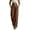 Brown, variant on Zefriona Women's High Waist Dress Pants Straight Leg Flat Front Suit Pants Loose Fit Wedding Guest Dressy Trousers Black Size 2XL