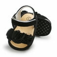 thumbnail image 6 of Honeeladyy Deals Summer Baby Girls Shoes Non-Slip Sole Infant First Walking Open Toe Shoes Toddler Princess Crib Shoes Newborn Loafers Flats, 6 of 7
