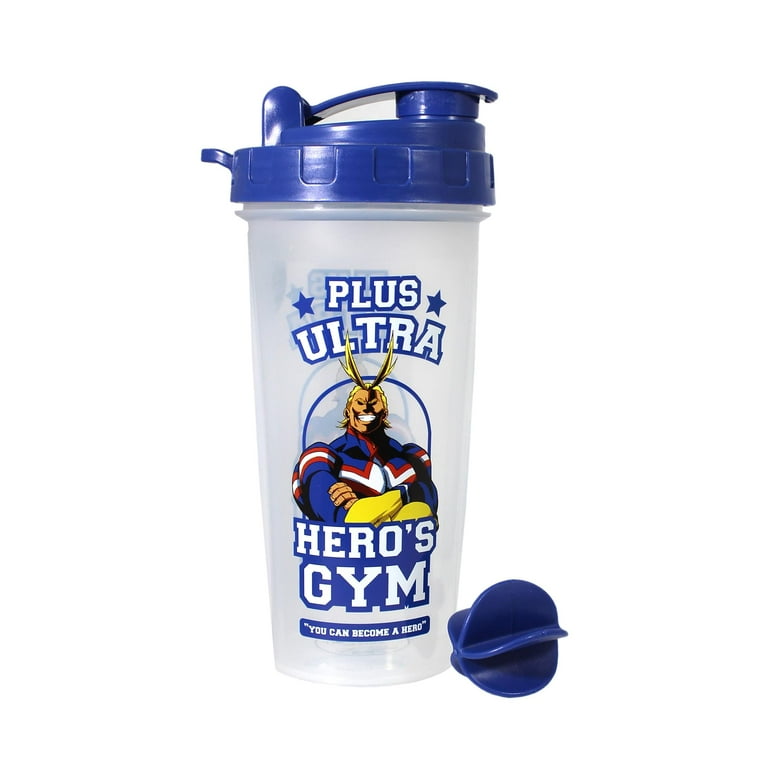 Shaker Bottle My Hero Academia - All Might Training Gym - Con Pallina Frusta Inclusa - Just Funky - 4
