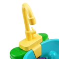 thumbnail image 5 of Fregadero de cocina de juguete con platos Montessori corriendo Childern Baby vert perfke Fregadero, 5 of 5